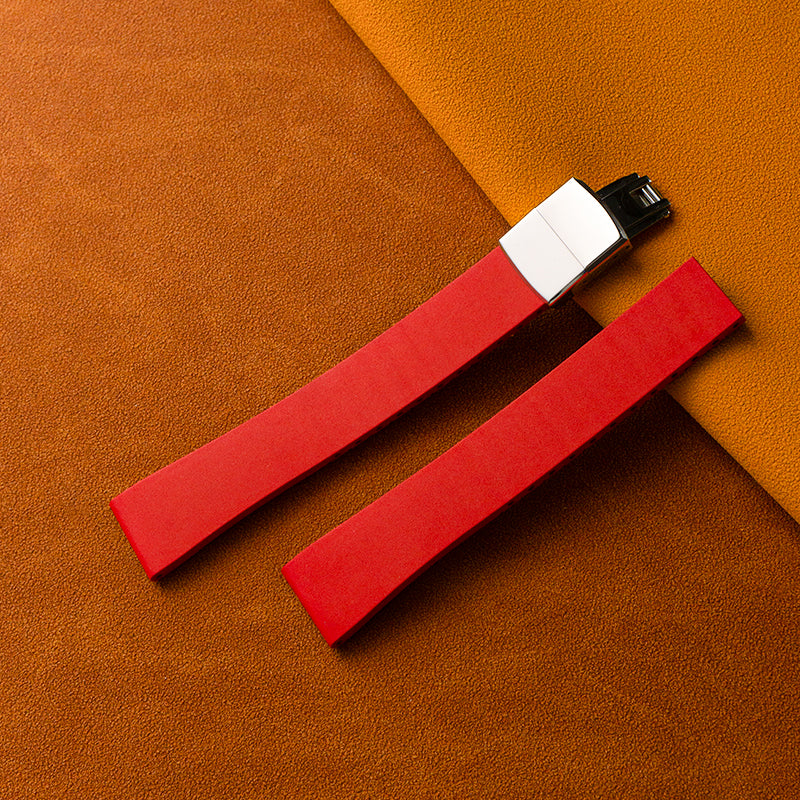 Red CTS Rubber Wrist Watch Straps