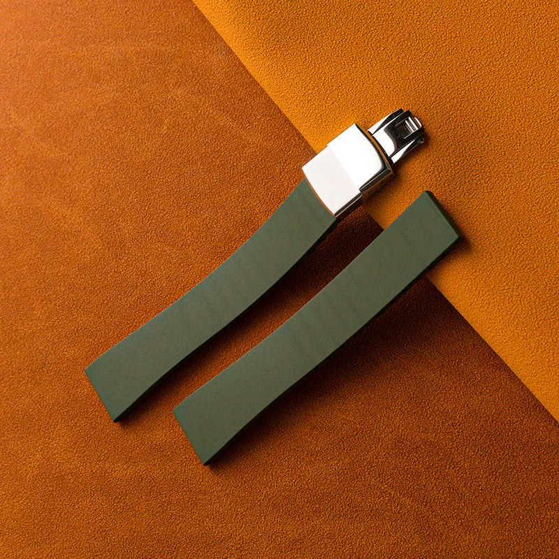 Emerald Green CTS Rubber Wrist Watch Straps