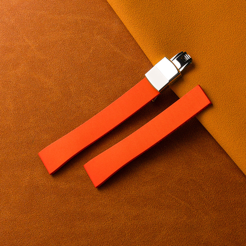 Orange CTS Rubber Wrist Watch Straps