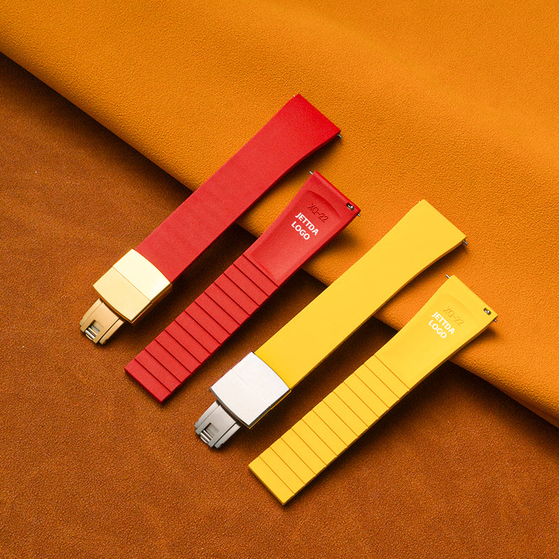 Orange CTS Rubber Wrist Watch Straps