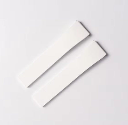 White CTS Rubber Wrist Watch Straps