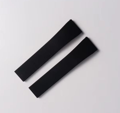 Black CTS Rubber Wrist Watch Straps