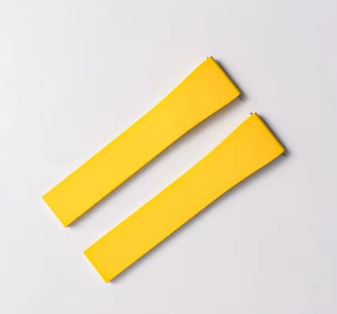 Yellow CTS Rubber Wrist Watch Straps